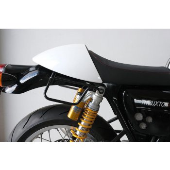 Bolsa lateral de lona + Triumph Thruxton DX frame