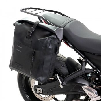 Maleta lateral Canvas + subchasis derecho Triumph Trident 660