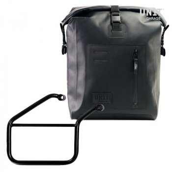 Maleta lateral Canvas + subchasis derecho Triumph Trident 660