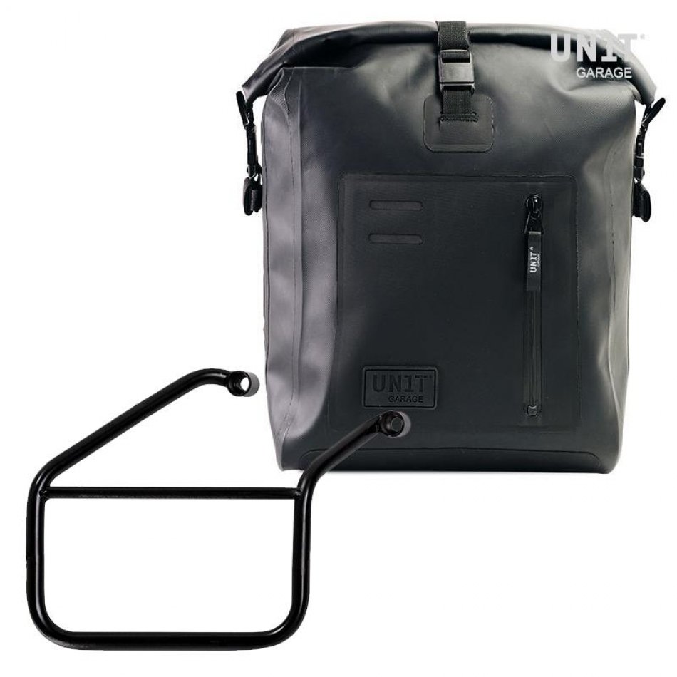 Maleta lateral Canvas + subchasis derecho Triumph Trident 660