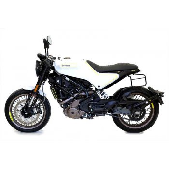 Bolsa lateral en piel dividida + marco husqvarna 401