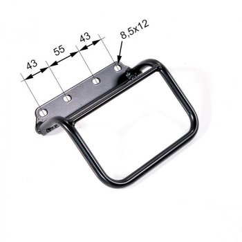 Bolsa lateral en piel dividida + marco R80 G / S