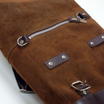 Bolsa lateral en piel dividida + Frame R 1200 R