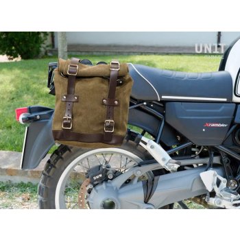 Bolsa lateral en piel dividida + Frame R 1200 R