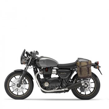Bolsa lateral en piel dividida + serie Triumph Cuadro Street 900 SX (2017<)