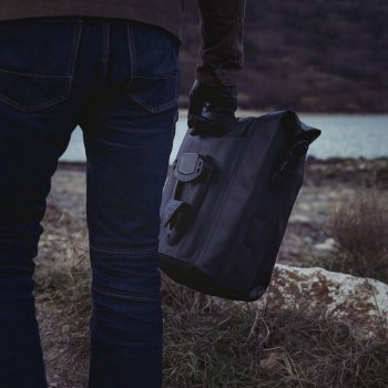 Bolsa lateral de lona + marco de la serie NineT