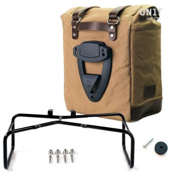 Bolsa lateral de lona + Marco doble NineT