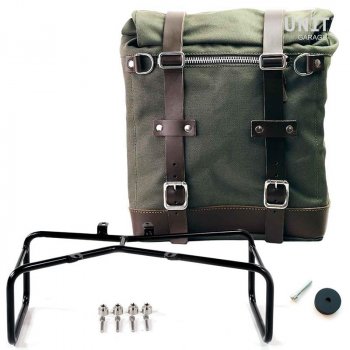 Bolsa lateral de lona + Marco doble NineT