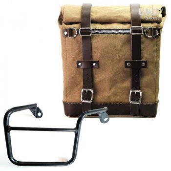 Bolsa lateral de lona + marco Mash DX