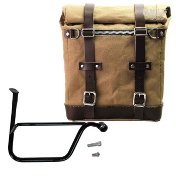 Bolsa lateral de lona + DX frame Triumph Speed Twin 1200 (2019 hasta ahora)
