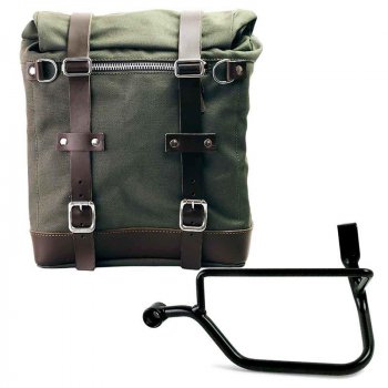 Bolsa lateral de lona + serie Triumph Cuadro Street Twin 900 SX (2016 hasta ahora)