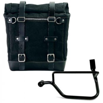 Bolsa lateral de lona + serie Triumph Cuadro Street Twin 900 SX (2016 hasta ahora)