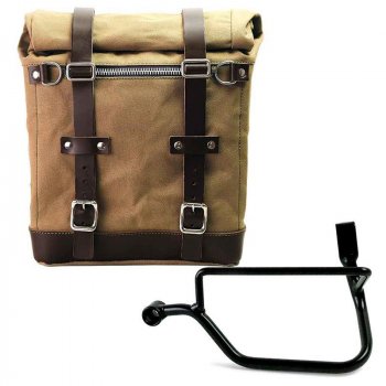 Bolsa lateral de lona + serie Triumph Cuadro Street Twin 900 SX (2016 hasta ahora)