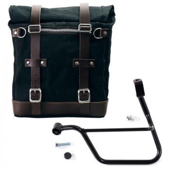 Bolsa lateral de lona + marco Triumph T120 SX (2016 hasta ahora)