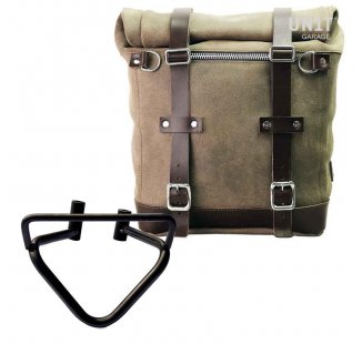 Alforja lateral ante encerado + chasis derecho husqvarna 200 (2020 en adelante)