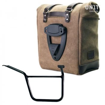 Alforja en serraje + marco derecho Pan America 1250