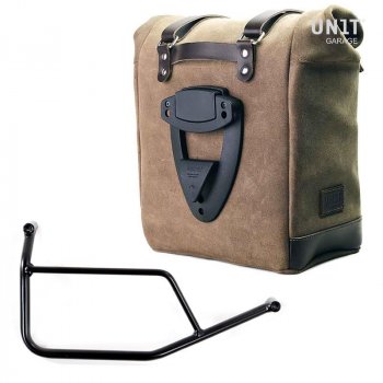 Bolsa lateral en piel dividida + Frame R 1200 R