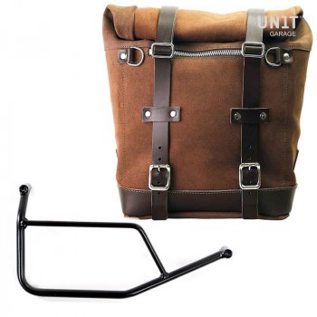 Bolsa lateral en piel dividida + Frame R 1200 R