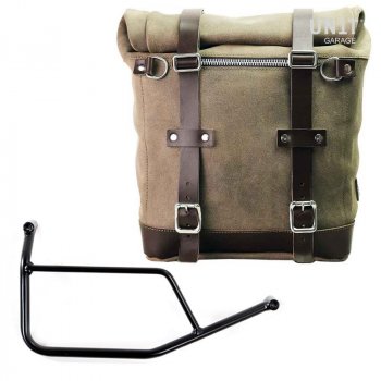 Bolsa lateral en piel dividida + Frame R 1200 R