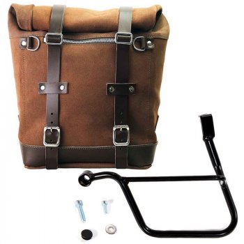 Alforja Lateral Scram Encerado 22L-30L + Subchasis Izquierdo Triumph Street Serie 900 (2017 en adelante)