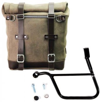 Alforja Lateral Scram Encerado 22L-30L + Subchasis Izquierdo Triumph Street Serie 900 (2017 en adelante)
