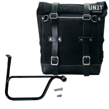 Bolso lateral dividido de cuero + DX marco Triumph Speed Twin 1200 (2019 hasta ahora)