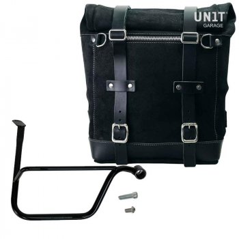 Bolso lateral dividido de cuero + DX marco Triumph Speed Twin 1200 (2019 hasta ahora)