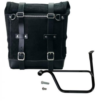 Bolsa lateral en piel dividida +marco izquierdo Triumph Speed Twin 1200 (2019 hasta ahora)