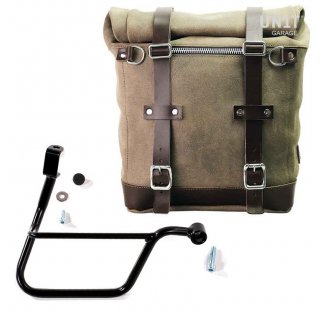 Alforja Lateral Scram Ante Encerado 22L-30L + Subchasis Derecho Triumph T120 (2016 en adelante)