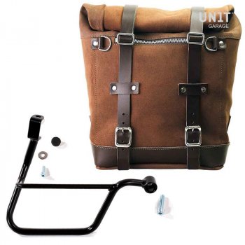 Alforja Lateral Scram Ante Encerado 22L-30L + Subchasis Derecho Triumph T120 (2016 en adelante)