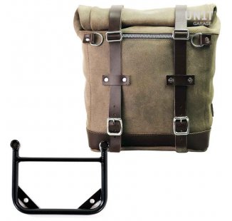 Bolso lateral en piel serraje + Marco universal