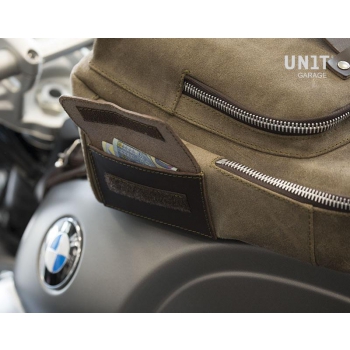 Bolso tanque en piel serraje