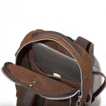 Bolsa de tanque en cuero serraje