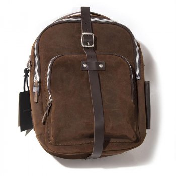 Bolsa de tanque en cuero serraje