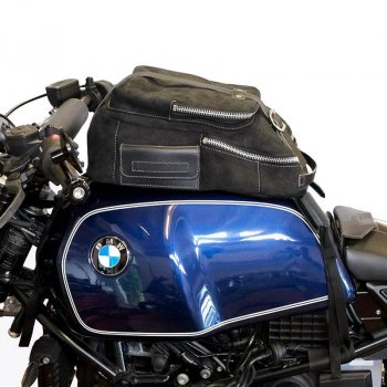 Bolso tanque en piel serraje