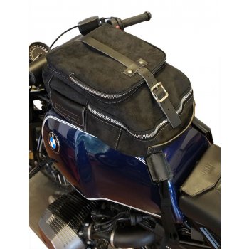 Bolso tanque en piel serraje