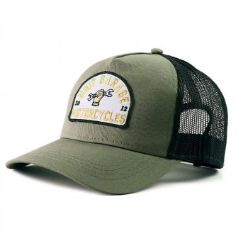Trucker Unit gorra de garaje verde