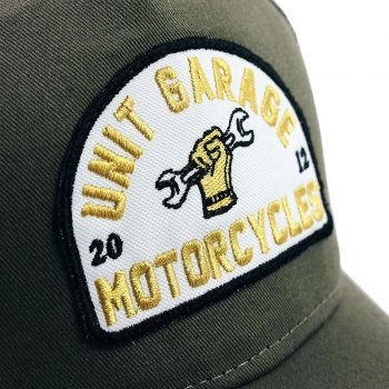 Trucker Unit gorra de garaje verde