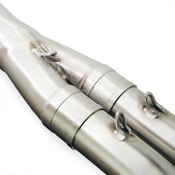 Colector de escape de acero inoxidable sin catalizador Ténéré 700