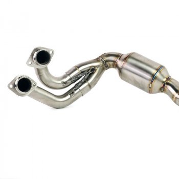 Colector de silenciador sin catalizador en acero inoxidable