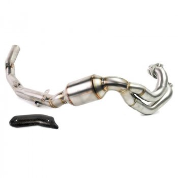 Colector de silenciador sin catalizador en acero inoxidable