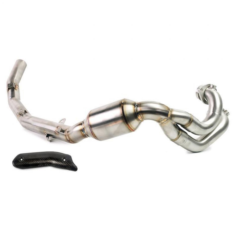 Colector de silenciador sin catalizador en acero inoxidable