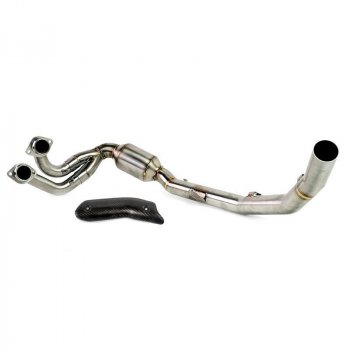 Colector de silenciador sin catalizador en acero inoxidable