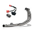 Colector de escape Racing Akrapovic de acero inoxidable Yamaha Ténéré 700 (2025-2026) + Silenciador de luz de advertencia del motor EURO 5 PLUS
