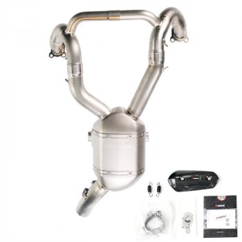 Colectores de escape Akrapovic de titanio BMW R1300GS y ADV