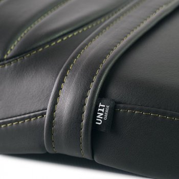 Funda de asiento de cuero marrón Honda CL