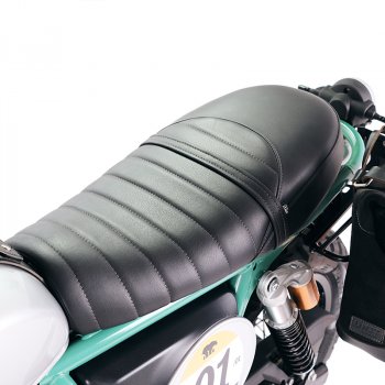 Funda de asiento de cuero para Royal Enfield Bear 650