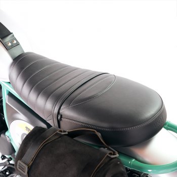 Funda de asiento de cuero para Royal Enfield Bear 650