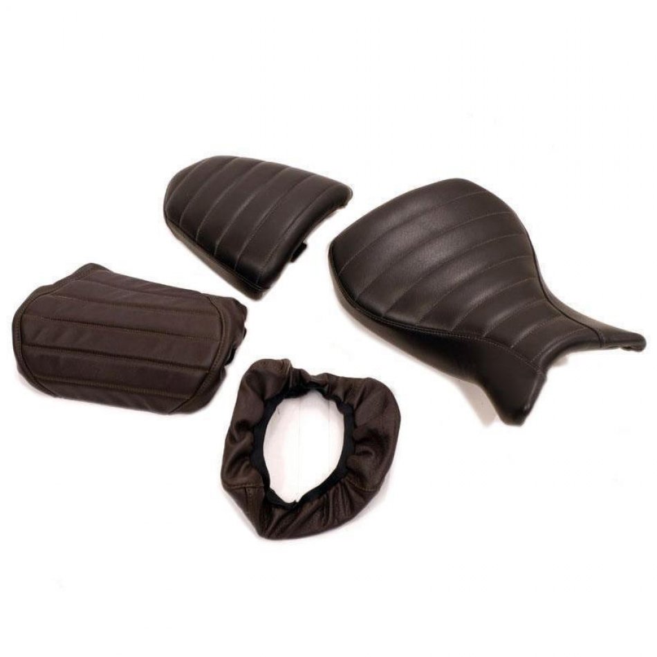 Funda de asiento de cuero (asiento doble)