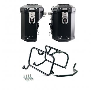 Juego de bolsas de aluminio Atlas de 39L+32L + Cuadros KTM para bolsas de aluminio Atlas